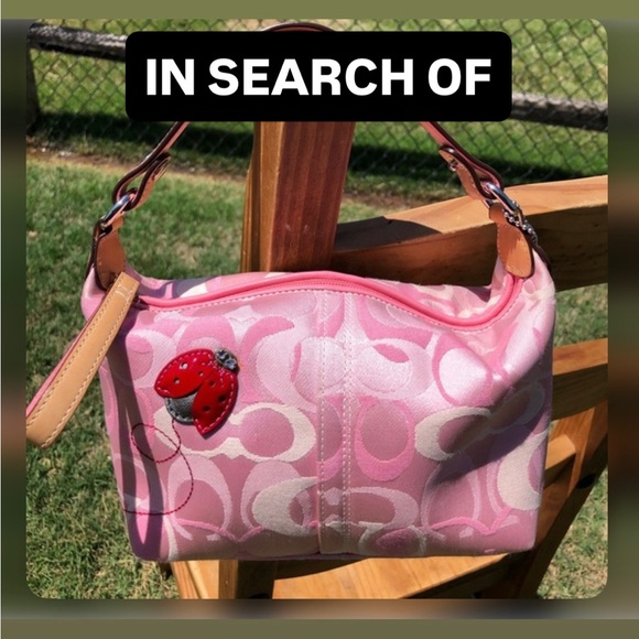 Coach | Bags | Iso Ladybug Pink Optic | Poshmark